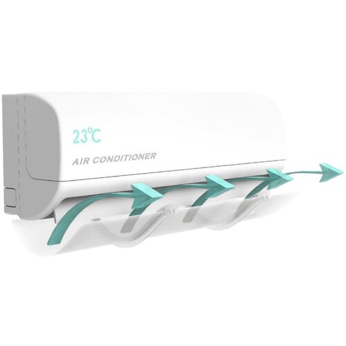 Zed Electronic Usmjerivač zraka klime, 9.000 do 12.000 BTU - AC DEFLECTOR-0912, Bijeli Slike