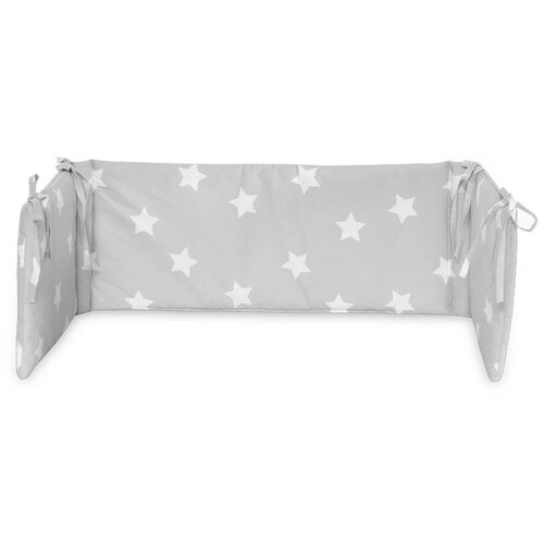 Lorelli RANFORCE ROUND Ogradica za Krevetić za Bebu Stars Grey 145 X 27 cm Cene