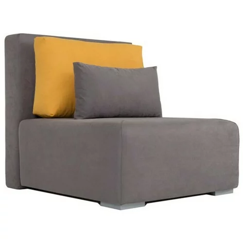  Fotelja AMBI - vie boja -Siva+naranasta