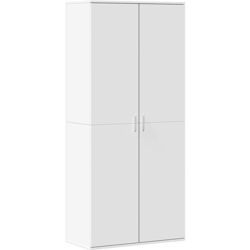 Maison Chic Omarica za obutev - Kopa za čevlje bela 80x39x178 cm iverna plošča, (21777888) Cene