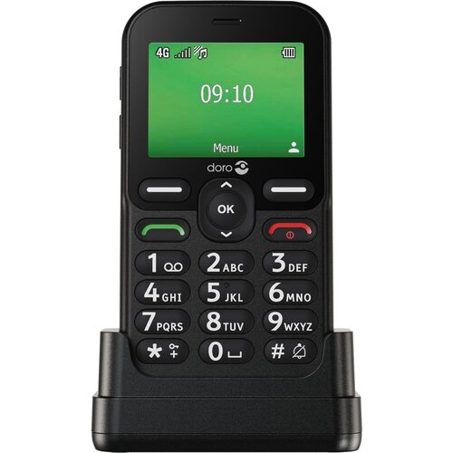 Doro leva E10 6.1 cm (2.4) 118.9 g black senior phone Slike