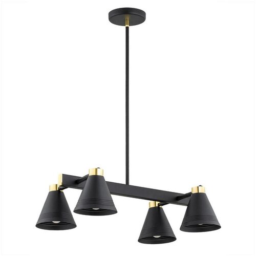  Argon 1774 - Luster na šipci AVALONE 4xE27/15W/230V crna/zlatna Cene