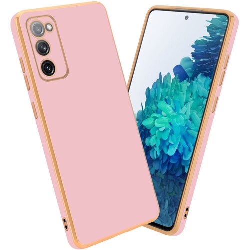 Cadorabo Ohi&scaron;je, združljiv s Samsungom v sijajnem roza - zlati - za&scaron;čitni pokrov iz fleksibilnega silikona TPU in z za&scaron;čito pred kamero, (20596186) Cene