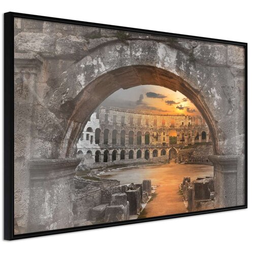  Poster - Sunset in the Ancient City 45x30 Slike