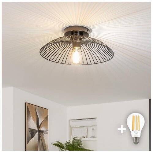  Brilagi - LED plafonski luster CERIA WIRE 1xE27/40W/230V, prečnik 38 cm, crne boje Cene