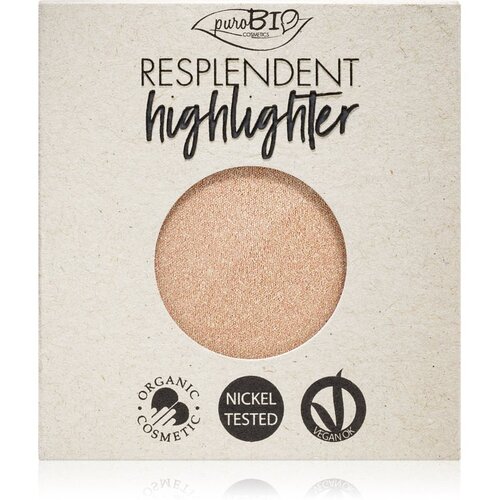 puroBIO cosmetics Resplendent Highlighter REFILL - 01 Champagner - refill Cene