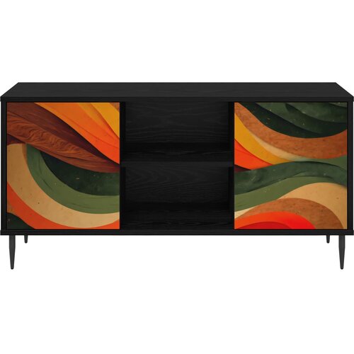  ormar BONN 102 x 33 x 51 cm Crni hrast Konstruirano drvo Slike