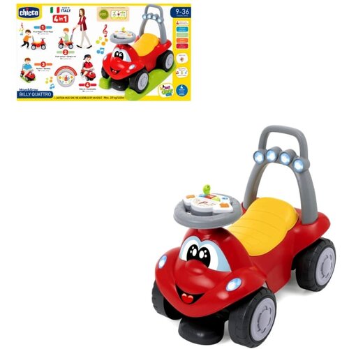 Chicco Guralica 4u1 Billy, 9m+, Crvena Cene