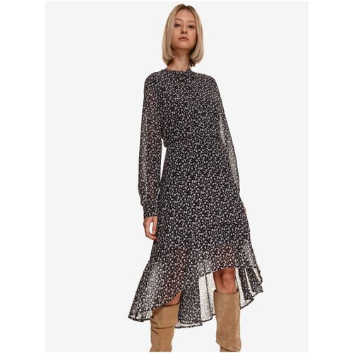 Top Secret Black women&amp;#039;s patterned shirt dress with extended back TOP - Women Slike