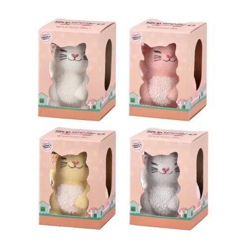 Ozzo Squeezy cat, gumena igračka, mačka, miks Cene