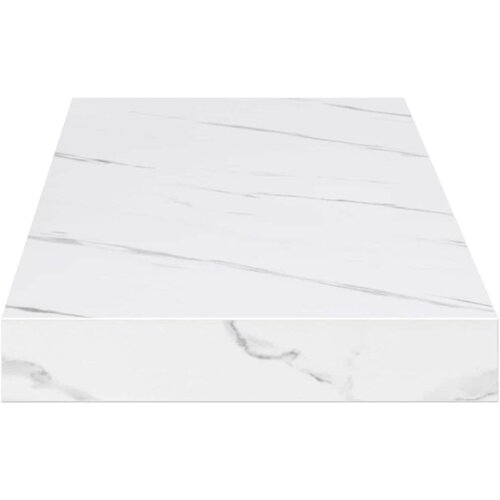  Polica na zidu Zidne 4 pcs Bijeli mramor 90 x 23,5 x 4 cm Slike