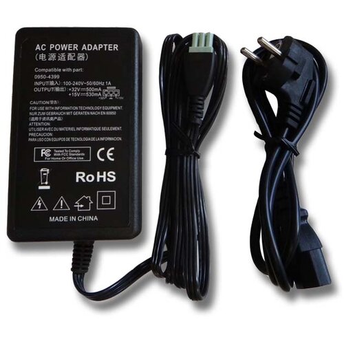 VHBW Punjač za &amp;scaron;tampače HP DeskJet / OfficeJet, 24W / 15V-32V / 0,500A-0,530A Slike