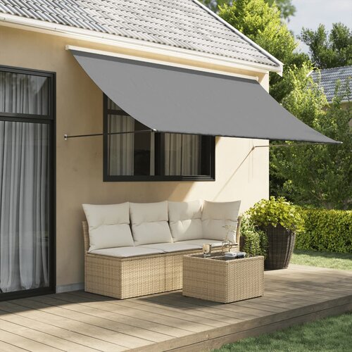 vidaXL Tenda na uvlačenje antracit 300 x 150 cm od tkanine i čelika Cijene