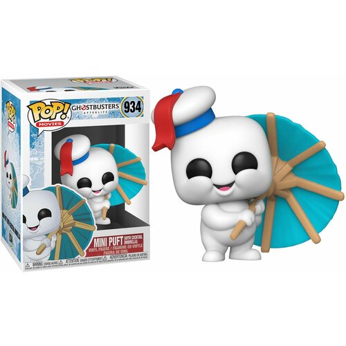 Funko pop figure ghostbusters afterlife mini puft with cocktail umbrella Cene