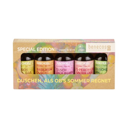 Benecos benecosBIO Mini set &amp;quot;Duschen als ob&amp;#039;s Sommer Regnet&amp;quot; Slike