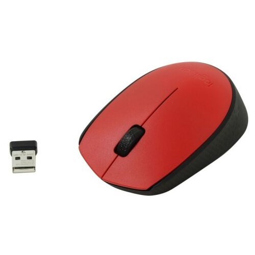 Logitech M171 Wireless majhna mi&scaron;ka, rdeča Cene