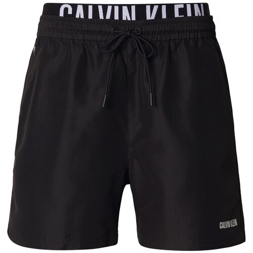 Calvin Klein Swimwear Kratke kopalne hlače 'Intense Power' črna / bela Cene