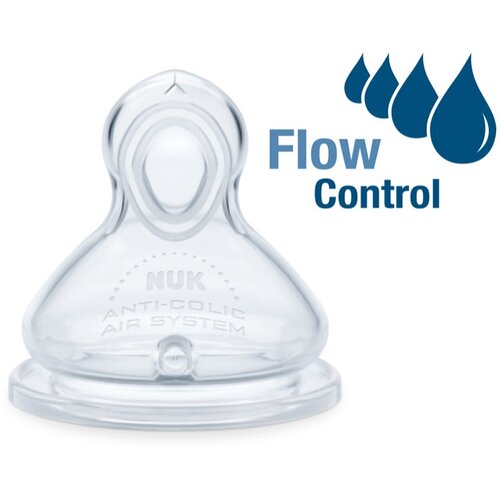 Nuk First Choice + Flow Control sisač za bočicu 6-18 m 2 kom Slike