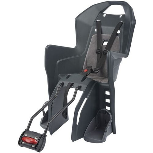 POLISPORT 8631400030 - KOOLAH 29'' Rücksitz für Fahrräder mit Rädern von 26'' bis 29'' geeignet für Kinder mit einem Gewicht von 9 bis 22 kg mit Rahmenverankerung en Color Braun Grün