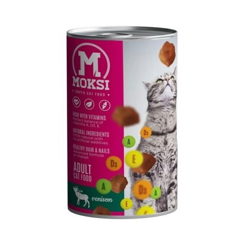 Moksi konzerva za mačke 415gr Slike