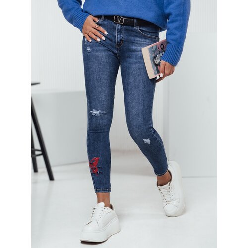 DStreet Spodnie damskie BUTTEROTO skinny jeansowe Slike
