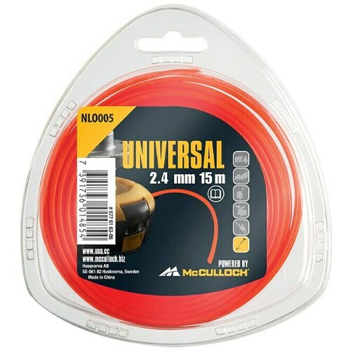 Mcculloch Plastična nit za trimer Universal (Duljina niti: 15 m, Debljina niti: 2,4 mm) Slike