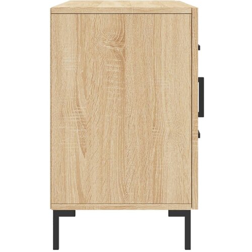  Komoda boja hrasta sonome 100x36x60 cm od konstruiranog drva Slike