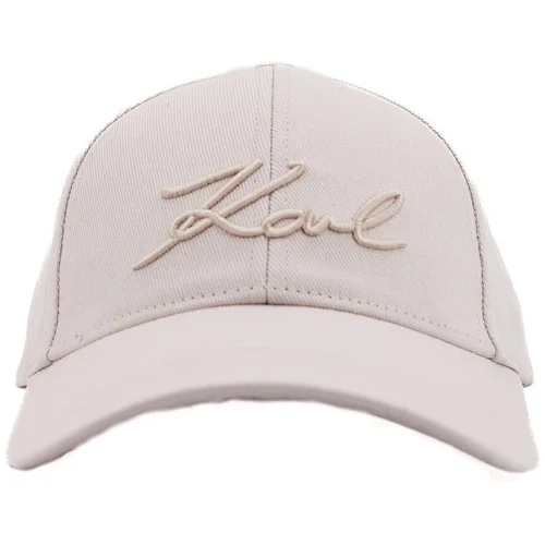 Karl Lagerfeld Kape s šiltom SIGNATURE CAP Bež