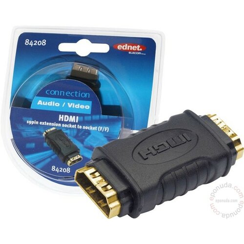 Ednet ED-84208 Adapter HDMI produzivac F/F adapter Slike