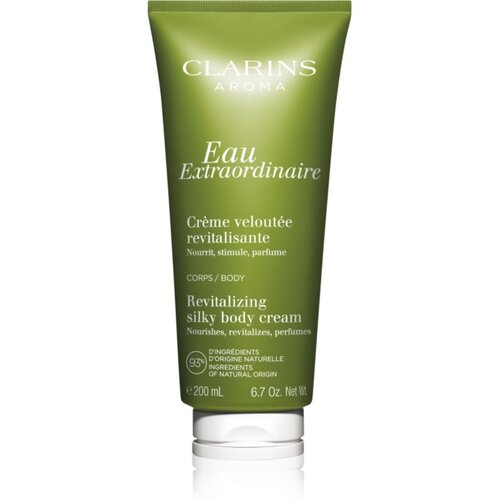 Clarins Eau Extraordinaire Revitalizing Silky Body Cream hranilna krema za telo za me&amp;scaron;ano do mastno kožo 200 ml Slike