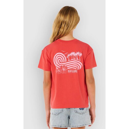 Rip Curl Ocean Break Relaxed Kids T-shirt deep red Cene