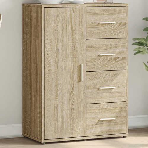 vidaXL Komoda sonoma hrast 60x31x84 cm inženirski les Cene