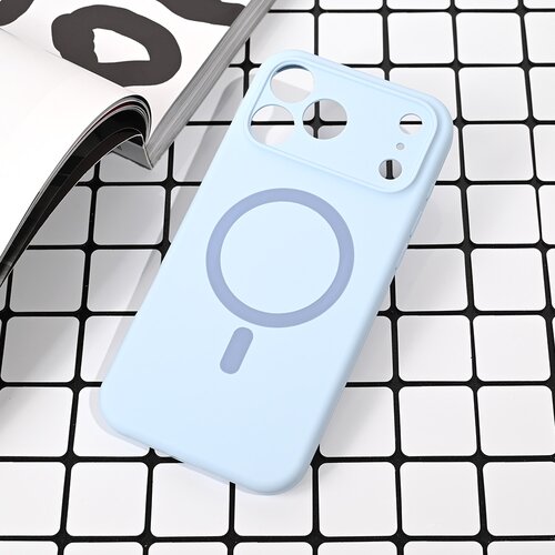  Maska za iPhone 17 Pro Max 69 Magsafe Pure color svetlo plava Cene