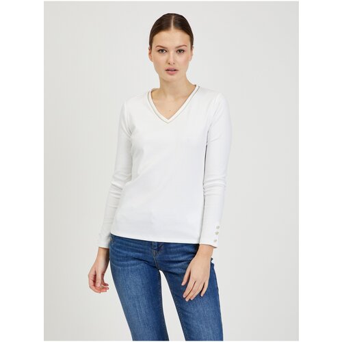 Orsay White Women&amp;#039;s Long Sleeve T-Shirt - Women Slike