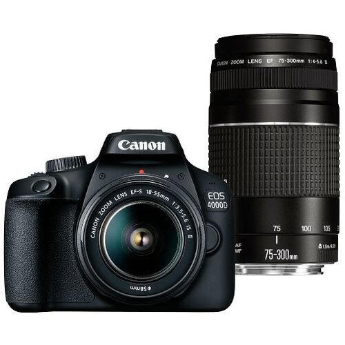 Canon EOS 4000D EF-S 18-55mm + EF 75-300mm Cijene