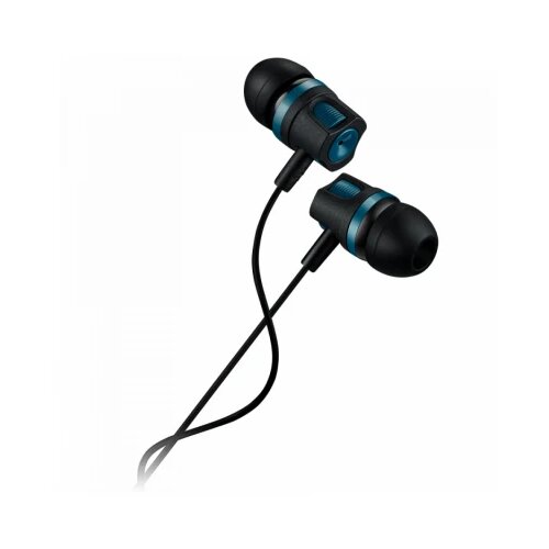 Canyon EP-3, stereo earphones with microphone, green, cable length 1.2m, 21.5*12mm, 0.011kg Slike