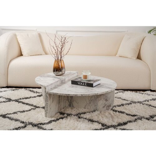 Hanah home stočić za dnevnu sobu orion - freesia marble freesia marble coffee table Slike