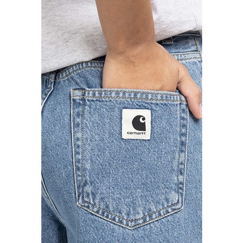 Carhartt WIP Jane Kavbojke heavy stone wash blue Slike