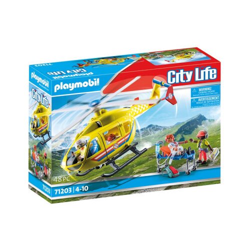 Playmobil Playmobil: Rumeni re&amp;scaron;evalni helikopter - 71203 Slike