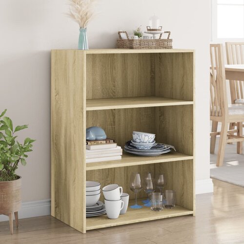 The Living Store Komoda sonoma hrast 70x41x93 cm inženirski les - Komoda, (21661136) Slike