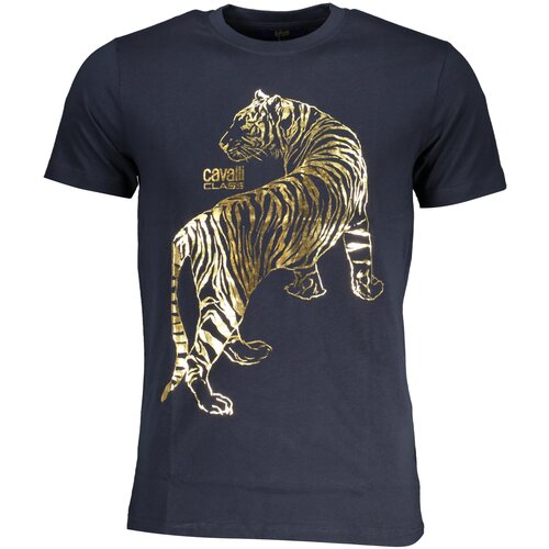 Cavalli Class MEN&#39;S SHORT SLEEVED T-SHIRT BLUE Cene