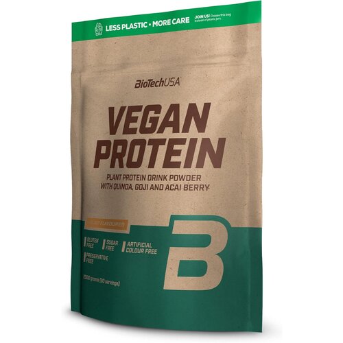 Biotechusa vegan protein - biljni proteinski prah za mišićni razvoj - lešni 2kg Cene