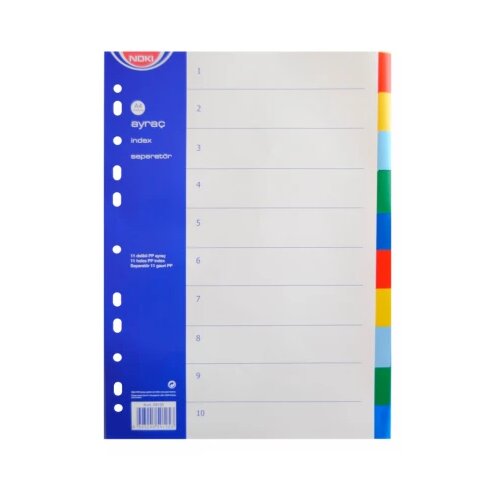 Pp pregradni indeksi 1/10 2x5 boja Noki 04PK2002 Cene