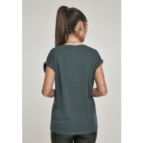 Urban Classics Ladies Extended Shoulder Tee bottlegreen Cene