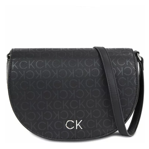 Calvin Klein Ročna torba Ck Daily Saddle Bag_Epi Mono K60K611879 Črna