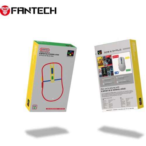 Fantech Gaming bežični miš WG9S Kanata S, Sivi Cene