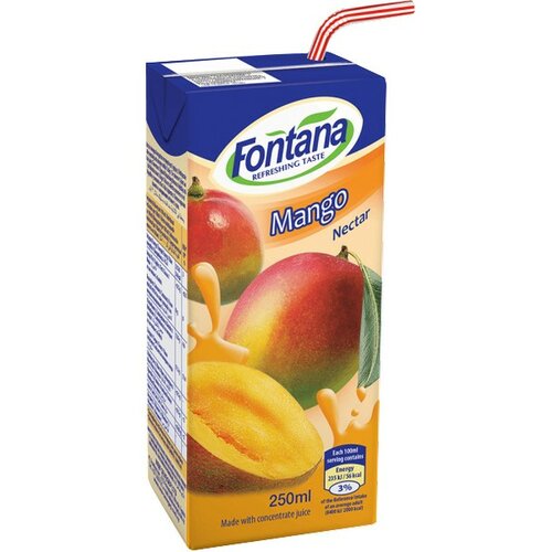 FONTANA voćni negazirani sok mango, 250ml Slike