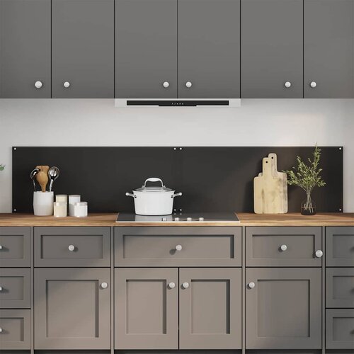 vidaXL Kuhinjski za&scaron;tita 2 pcs Crna 100 x 40 cm Cijene