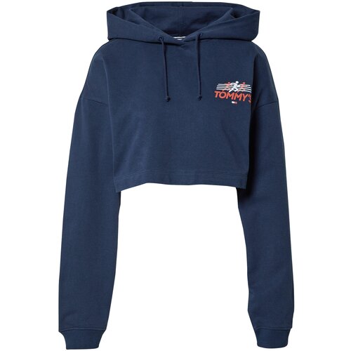 Tommy Jeans Majica mornarska / rdeča / bela Slike