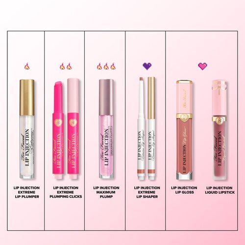 Too Faced Lip Injection Maximum Plump Extra Strength Lip Plumper Gloss dolgoobstojni sijaj za ustnice za ekstra volumen odtenek A la Mode 4 g Slike